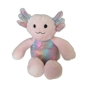 Aroma Home Microwaveable Axolotl Plush Hottie Pink Iridescent Gills and Belly